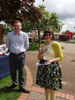 Linda Pardoe receives EQ's award for best fundraising quilt 
