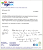Letter of thanks from Men in Sheds