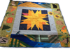 "Hang Spring-Cleaning":  double bed quilt, May 2015